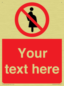 Custom prohibition not for pregnant women